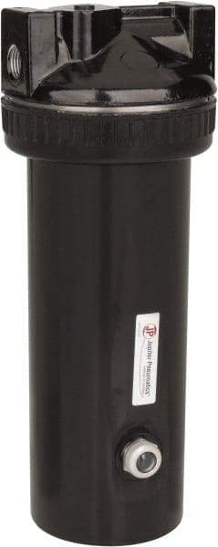 PRO-SOURCE - 25 CFM at 100 psi Inlet, 25 CFM at 100 psi Outlet, In-line Desiccant Dryer - 1/2" NPT Inlet/Outlet x 13" Long x 5" Wide x 13" High - USA Tool & Supply
