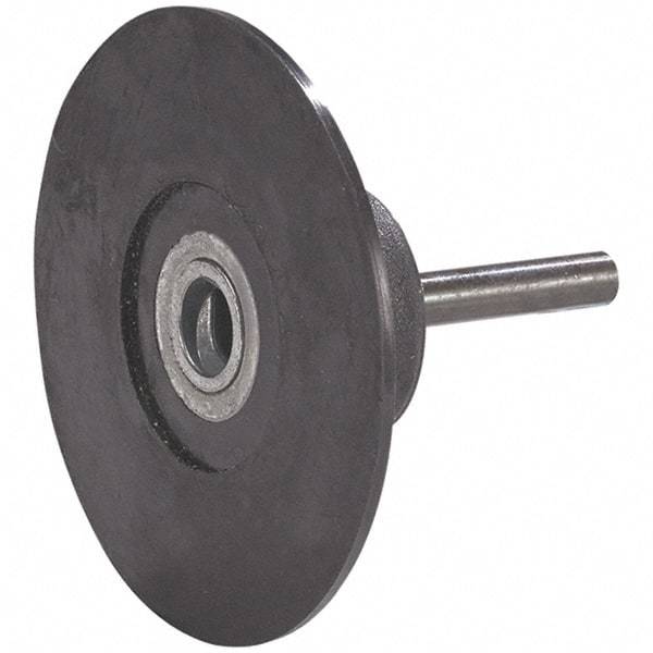 WALTER Surface Technologies - 3" Diam Disc Backing Pad - 1/4" Shank Diam, Hard Density, 28,000 RPM, Twist Compatible - USA Tool & Supply