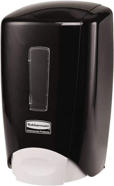 Rubbermaid - 500 mL Foam/Liquid Hand Soap Dispenser - Plastic, Wall Mounted, Black - USA Tool & Supply