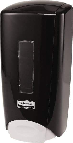 Rubbermaid - 1000 to 1300 mL Foam/Liquid Hand Soap Dispenser - Plastic, Wall Mounted, Black - USA Tool & Supply