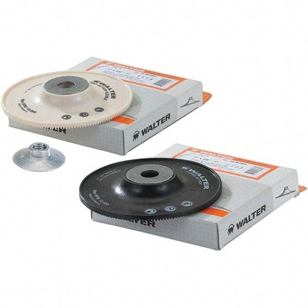 WALTER Surface Technologies - 7" Diam Disc Backing Turbo Backing Pad - 8,600 RPM - USA Tool & Supply