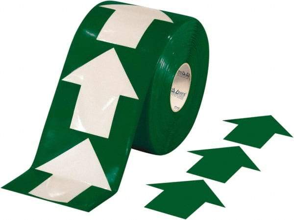 PRO-SAFE - Floor & Egress Marking Tape & Strips Type: Die Cut Shape Surface Type: Non Anti-Slip - USA Tool & Supply