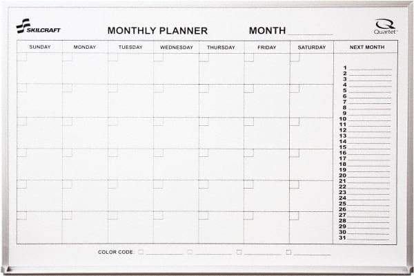Ability One - 2" High x 26" Wide Dry Erase - Melamine, 39" Deep - USA Tool & Supply