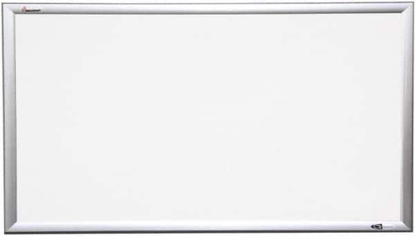 Ability One - 2" High x 40" Wide Porcelain on Steel Magnetic Marker Board - Porcelain, 64" Deep - USA Tool & Supply