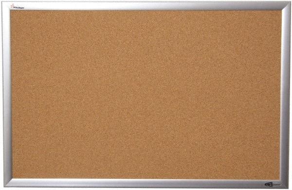Ability One - 22" Wide x 2" High Self-Heal Cork Bulletin Board - Natural (Color) - USA Tool & Supply