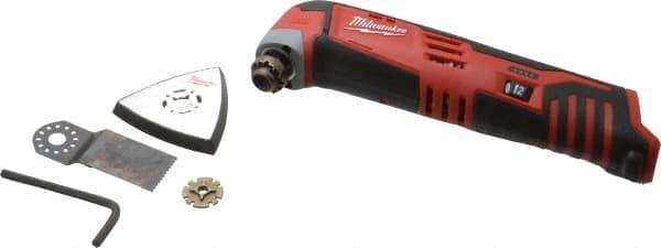 Milwaukee Tool - 12 Volt, Cordless Multi Tool Kit - 5,000 to 20,000 RPM - USA Tool & Supply