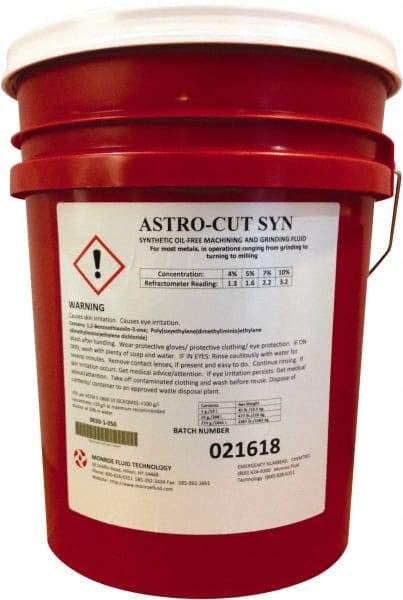 Monroe Fluid Technology - 275 Gal Tote Cutting & Grinding Fluid - Synthetic - USA Tool & Supply
