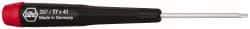 Wiha - T7 Torx Driver - 1-9/16" Blade Length, 4-3/4" OAL - USA Tool & Supply