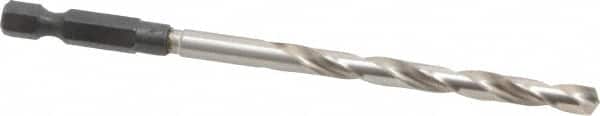 Cle-Line - 7/32" High Speed Steel, 118° Point, Hex Shank Maintenance Drill Bit - USA Tool & Supply