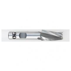 1/4 x 1/2 x 1-1/4 x 3-1/4 3 Fl HSS-CO Tapered Center Cutting End Mill - Bright - USA Tool & Supply