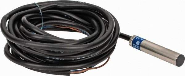 Telemecanique Sensors - PNP, NC, 1.5mm Detection, Cylinder Shielded, Inductive Proximity Sensor - 3 Wires, IP67, 12 to 24 VDC, M6x1 Thread, 33mm Long - USA Tool & Supply