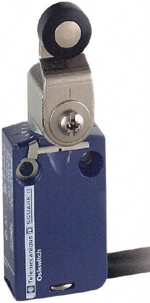Telemecanique Sensors - SPDT, NC/NO, 240 VAC, 250 VDC, Removable Cable Terminal, Roller Lever Actuator, General Purpose Limit Switch - 1, 2, 6, 12, 13, 4X, 6P NEMA Rating, IP66, IP67, IP68 IPR Rating - USA Tool & Supply
