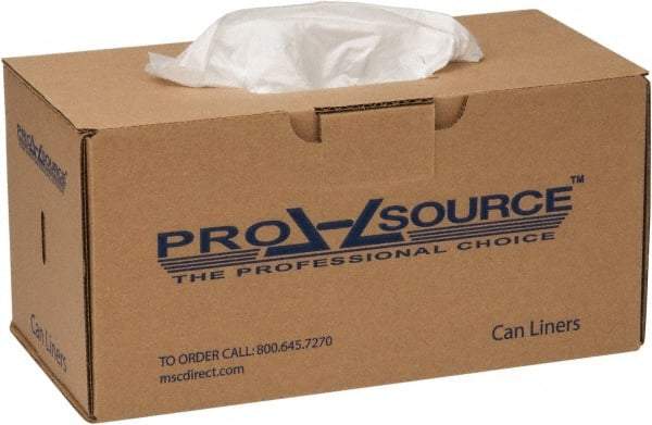 PRO-SOURCE - 0.63 mil Thick, Household/Office Trash Bags - 40" Wide x 48" High, Clear - USA Tool & Supply