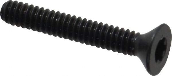Camcar - #4-40 UNC Torx Plus Drive, 82° Flat Screw - Alloy Steel, Black Oxide Finish, Fully Threaded, 3/4" OAL - USA Tool & Supply