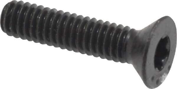 Camcar - #8-32 UNC Torx Plus Drive, 82° Flat Screw - Alloy Steel, Black Oxide Finish, Fully Threaded, 3/4" OAL - USA Tool & Supply