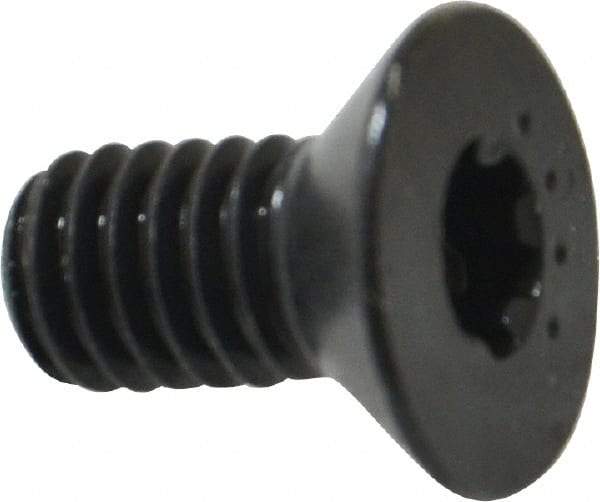 Camcar - 5/16-18 UNC Torx Plus Drive, 82° Flat Screw - Alloy Steel, Black Oxide Finish, Fully Threaded, 5/8" OAL - USA Tool & Supply