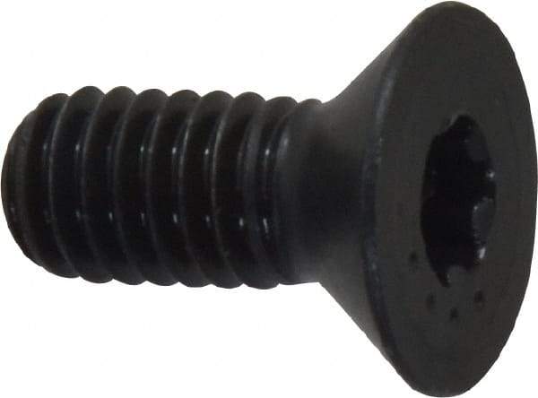 Camcar - 5/16-18 UNC Torx Plus Drive, 82° Flat Screw - Alloy Steel, Black Oxide Finish, Fully Threaded, 3/4" OAL - USA Tool & Supply