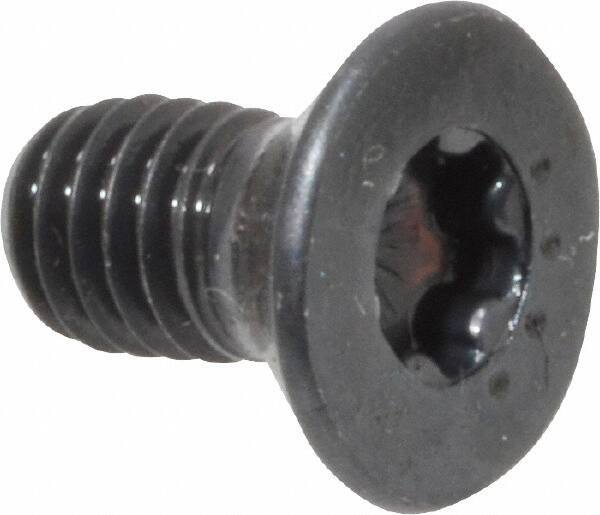 Camcar - #10-32 UNF Torx Plus Drive, 82° Flat Screw - Alloy Steel, Black Oxide Finish, Fully Threaded, 3/8" OAL - USA Tool & Supply