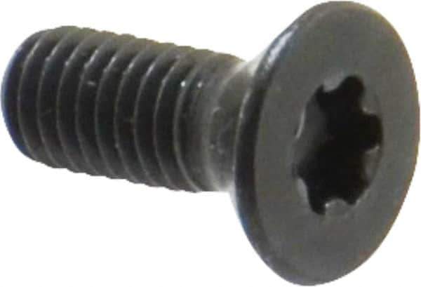 Camcar - #10-32 UNF Torx Plus Drive, 82° Flat Screw - Alloy Steel, Black Oxide Finish, Fully Threaded, 1/2" OAL - USA Tool & Supply