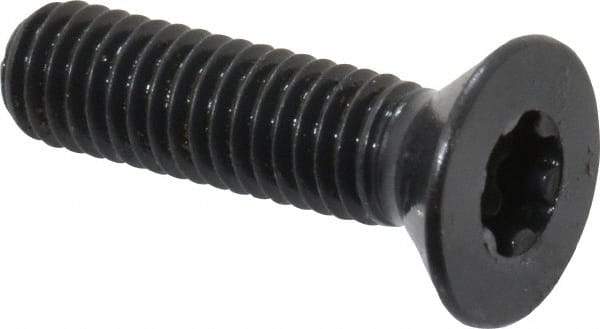 Camcar - #10-32 UNF Torx Plus Drive, 82° Flat Screw - Alloy Steel, Black Oxide Finish, Fully Threaded, 3/4" OAL - USA Tool & Supply