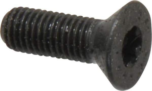 Camcar - 1/4-28 UNF Torx Plus Drive, 82° Flat Screw - Alloy Steel, Black Oxide Finish, Fully Threaded, 3/4" OAL - USA Tool & Supply
