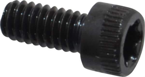 Camcar - #8-32 UNC Torx Plus Drive, Socket Cap Screw - Alloy Steel, Black Oxide Finish, Fully Threaded, 3/8" Length Under Head - USA Tool & Supply
