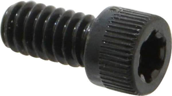 Camcar - 1/4-20 UNC Torx Plus Drive, Socket Cap Screw - Alloy Steel, Black Oxide Finish, Fully Threaded, 1/2" Length Under Head - USA Tool & Supply