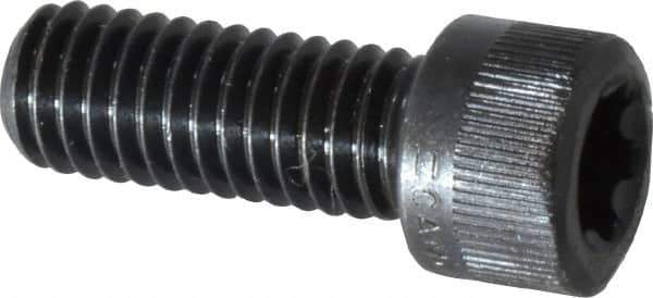 Camcar - 3/8-16 UNC Torx Plus Drive, Socket Cap Screw - Alloy Steel, Black Oxide Finish, Fully Threaded, 1" Length Under Head - USA Tool & Supply