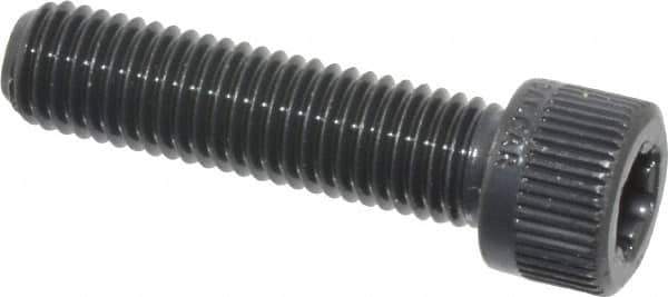 Camcar - 1/4-28 UNF Torx Plus Drive, Socket Cap Screw - Alloy Steel, Black Oxide Finish, Fully Threaded, 1" Length Under Head - USA Tool & Supply