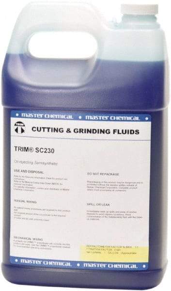 Master Fluid Solutions - Trim SC230, 1 Gal Bottle Cutting Fluid - Semisynthetic - USA Tool & Supply