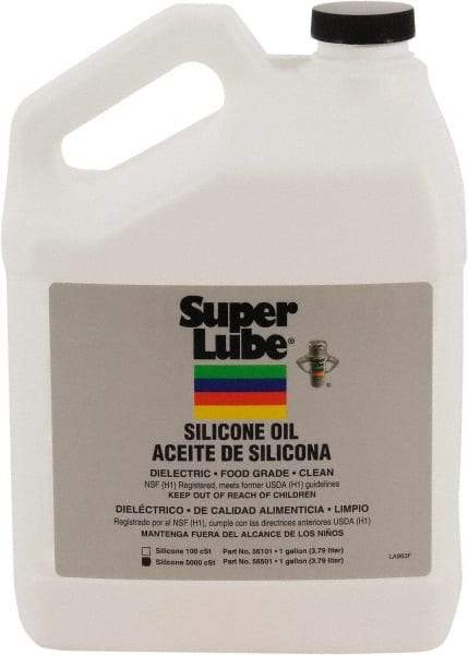 Synco Chemical - 1 Gal Bottle Synthetic Machine Oil - -50 to 200°F, ISO 5000, 5000 cSt at 25°C, Food Grade - USA Tool & Supply