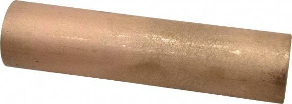 Made in USA - 1-1/2 Inch Outside Diameter x 6-1/2 Inch Long, Bronze Round Tube - 1 Inch Inside Diameter, Alloy SAE 841 Oil Impregnated Bronze, 2 Lb. Shipping Weight - USA Tool & Supply