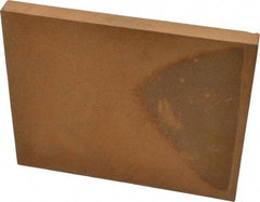 Made in USA - 1/2 Inch Thick x 5 Inch Wide x 6 Inch Long, Oil Impregnated Bronze Plate - Alloy SAE 841 - USA Tool & Supply
