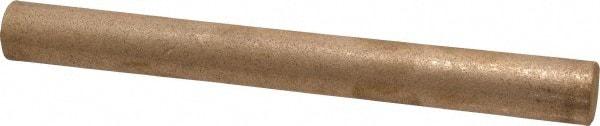 Made in USA - 5/8 Inch Diameter x 6-1/2 Inch Long, Oil Impregnated Bronze Round Rod - Alloy SAE 841 - USA Tool & Supply