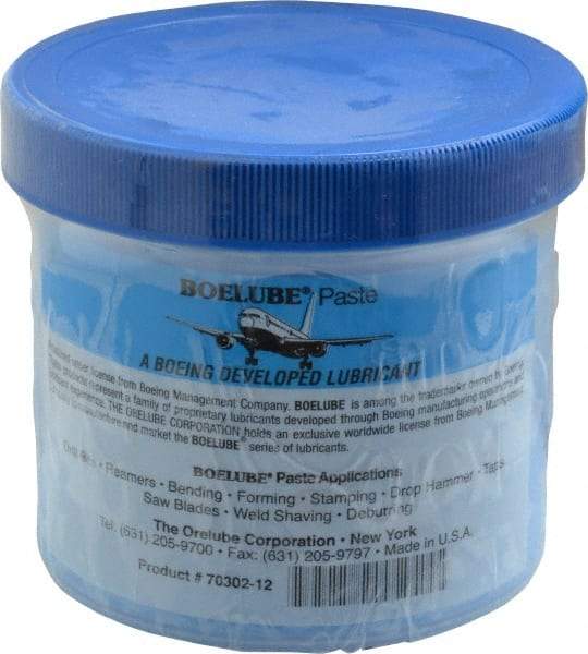 Boelube - 12 oz Jar Lubricant - Blue, -20°F Max - USA Tool & Supply
