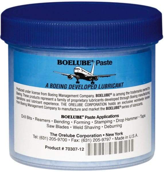 Boelube - 12 oz Jar Lubricant - Blue, -20°F Max - USA Tool & Supply