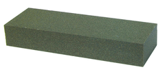 1 x 2 x 8" - Rectangular Shaped India Bench-Single Grit (Medium Grit) - USA Tool & Supply