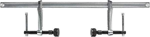 Bessey - 79" Capacity, 4-3/4" Throat Depth Steel (Profiled Rail) Bar Clamp - 1,450 Lb Clamping Pressure, 87" OAL - USA Tool & Supply