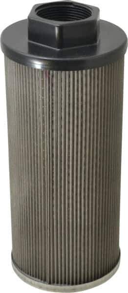 Flow Ezy Filters - 100 Mesh, 189 LPM, 50 GPM, 4.2" Diam, Female Suction Strainer without Bypass - 1-1/2 Port NPT, 9.8" Long - USA Tool & Supply