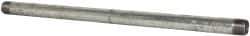B&K Mueller - Schedule 40, 1 x 24" Galvanized Pipe Nipple - Threaded Steel - USA Tool & Supply