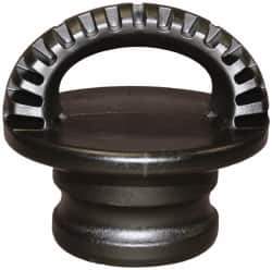 Made in USA - 4" Thread Hydrant Safety Bump Cap - Polyurethane - USA Tool & Supply