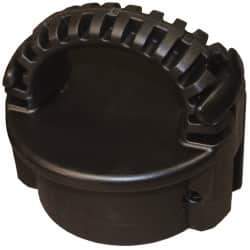 Made in USA - 4" Thread Hydrant Safety Bump Cap - Polyurethane - USA Tool & Supply