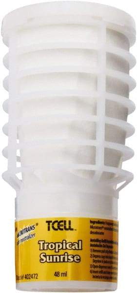 Rubbermaid - 48 mL Air Freshener Dispenser Refill - Tropical, Compatible with TCell Odor Control System Dispensers - USA Tool & Supply