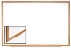 Ghent - 48-5/8" High x 72-5/8" Wide Acrylic/Enamel Magnetic Marker Board - Wood Frame, 1-3/4" Deep - USA Tool & Supply