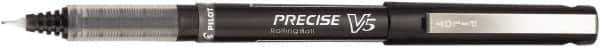 Pilot - Precision Point Roller Ball Pen - Black - USA Tool & Supply