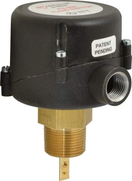McDonnell & Miller - 160 psi, Brass Housing, General Purpose Flow Switch - 5.1 to 131.1 GPM, 120 VAC Voltage - USA Tool & Supply