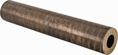 Made in USA - 2-1/4 Inch Outside Diameter x 13 Inch Long, Aluminum Bronze Round Tube - 1-1/4 Inch Inside Diameter, Alloy Aluminum Bronze (CDA 954), 11 Lb. Shipping Weight - USA Tool & Supply