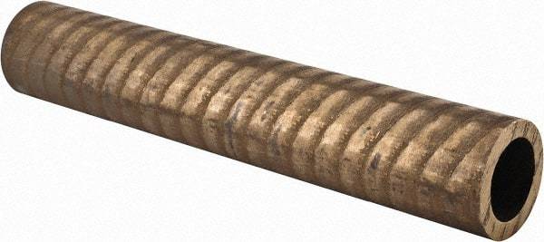 Made in USA - 2-1/4 Inch Outside Diameter x 13 Inch Long, Aluminum Bronze Round Tube - 1-3/4 Inch Inside Diameter, Alloy Aluminum Bronze (CDA 954), 7 Lb. Shipping Weight - USA Tool & Supply