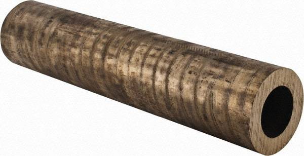 Made in USA - 2-3/4 Inch Outside Diameter x 13 Inch Long, Aluminum Bronze Round Tube - 1-3/4 Inch Inside Diameter, Alloy Aluminum Bronze (CDA 954), 14 Lb. Shipping Weight - USA Tool & Supply