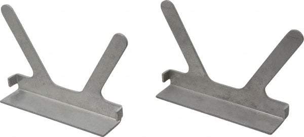 Gibraltar - 5" Jaw Width, Aluminum, Vise Jaw Cap - Press On Attachment - USA Tool & Supply